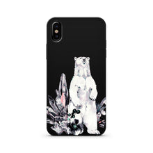 Load image into Gallery viewer, Iceberg (Polar Bear) - Black Wood Printed Case