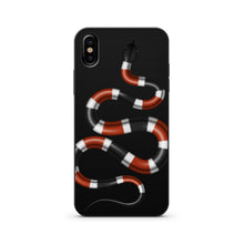 Load image into Gallery viewer, Coral Snake - Black Wood Printed Case